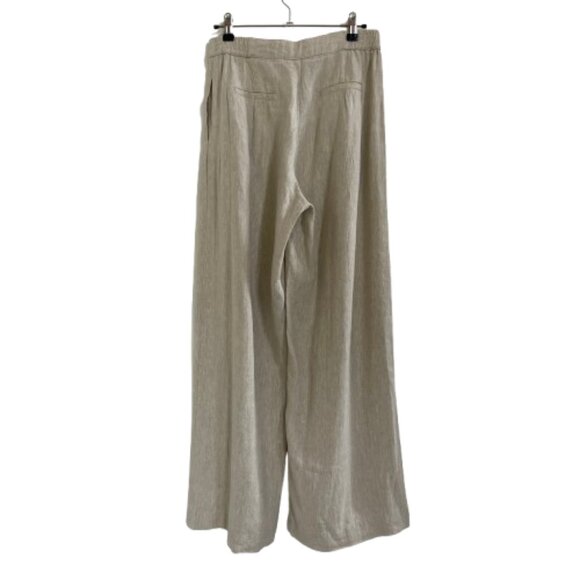 Anthropologie x Sovere Linen Wide Leg Pleated Pants Trousers Small 4-6 - Picture 6 of 16